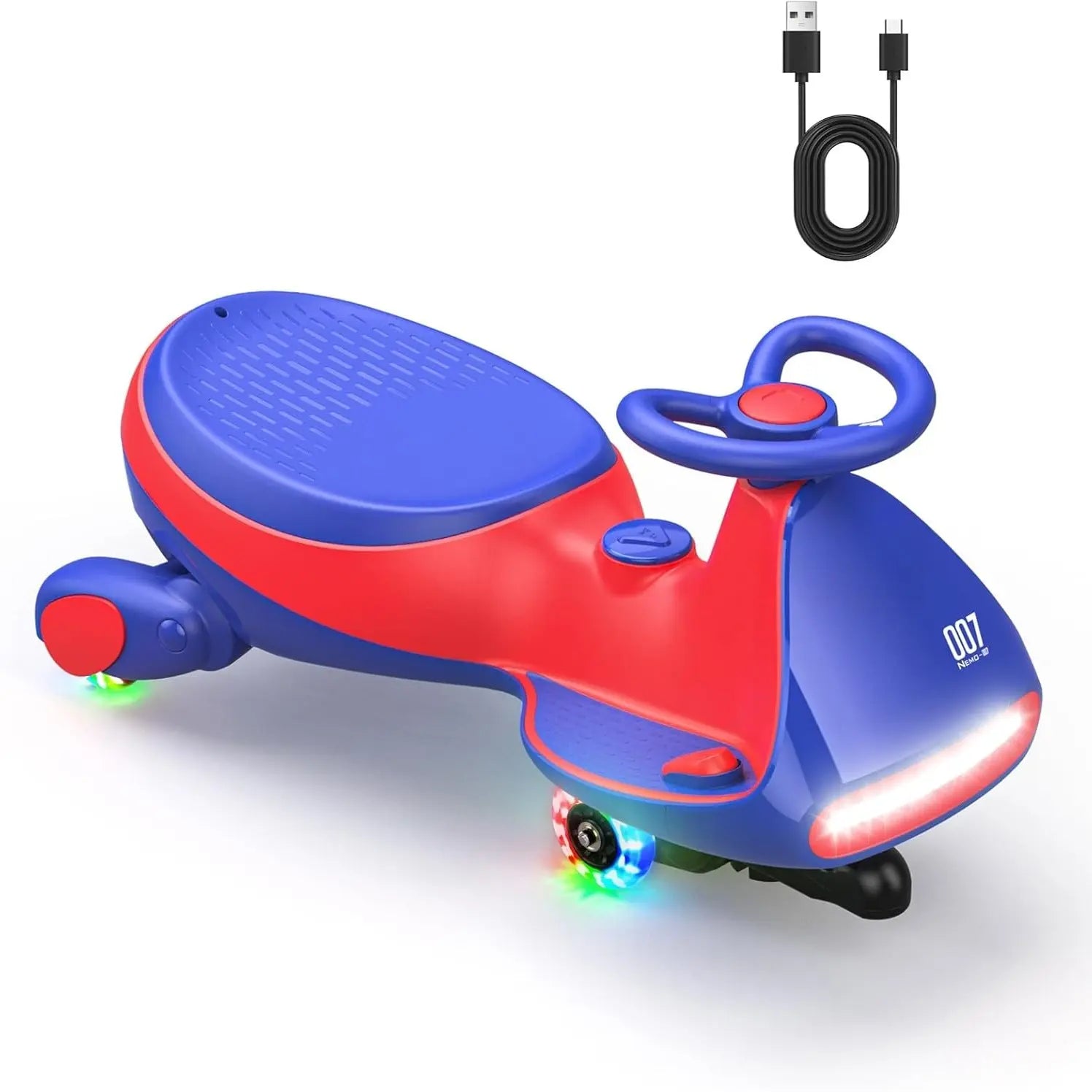 🎉LETZTER TAG – 80% Rabatt!⏰️ 12V N7 Pro Elektro Wackelauto mit Pedal, wiederaufladbare Batterie