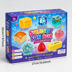 8-Piece Mystery Squishy Blind Box - Malt Sugar Stress Relief Fidget Toys
