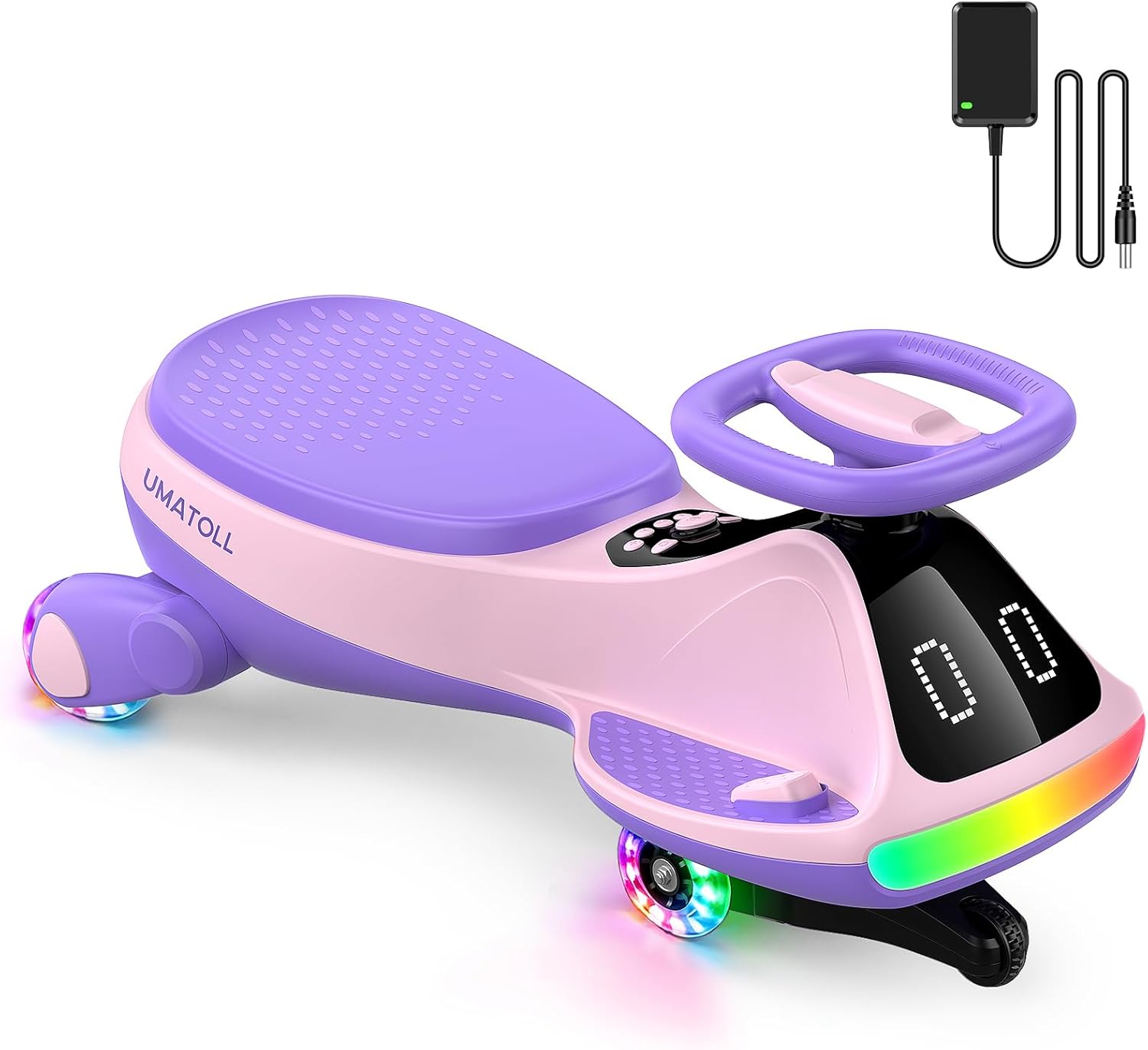 🎉LAST DAY – 50% Off!⏰️ 12V Electric Wiggle Car for Kids 3+ | Pedal & Rechargeable Ride-On Toy
