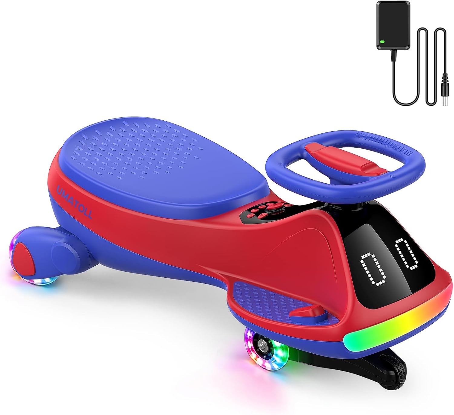 🎉LAST DAY – 50% Off!⏰️ 12V Electric Wiggle Car for Kids 3+ | Pedal & Rechargeable Ride-On Toy