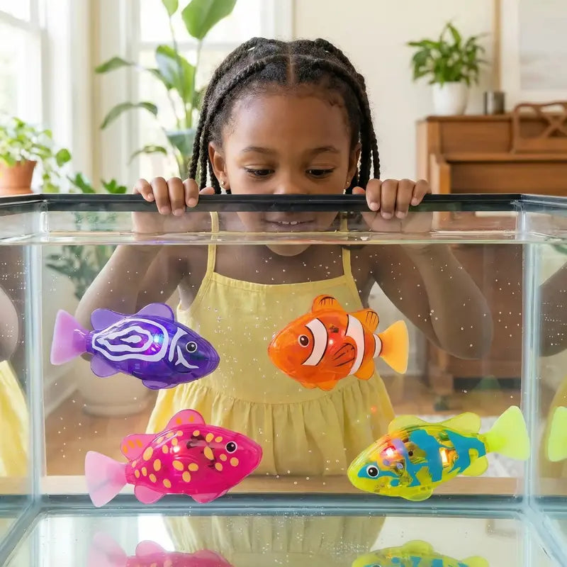 Interactive Swimming Fish
