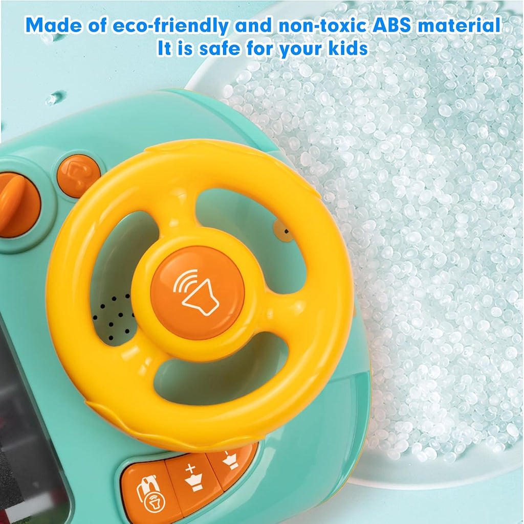Musical Steering Wheel Toys for Boys 4-6