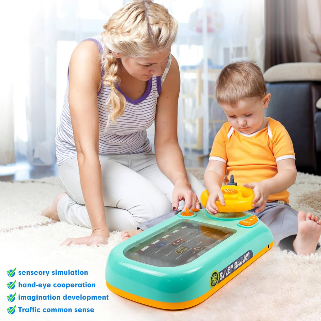 Musical Steering Wheel Toys for Boys 4-6