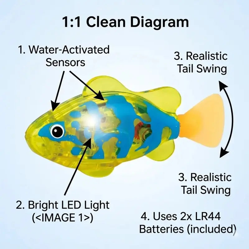 Interactive Swimming Fish