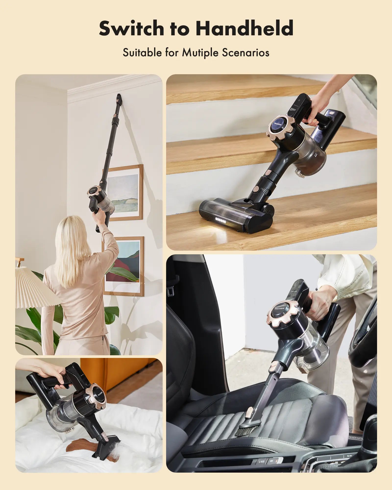 T350 Cordless Vacuum - 8-in-1